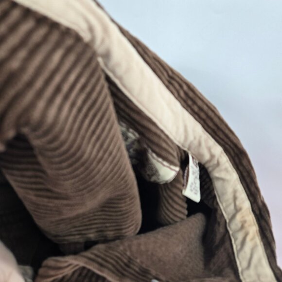 Vintage Best Authentic The Great Outdoors Brown 100% Cotton Corduroy Large - Picture 3 of 12